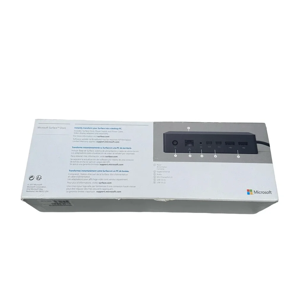 Microsoft Surface Dock Station Model 1661 PD9-00003 Black New In Box